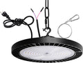 0-10V Dimmable UFO LED High Bay Light,3 CCT Selectable LED Shop Lights with US Plug,240W Power Tunable Garage Light,Waterproof Commercial Bay Lighting for Warehouse Workshop Barn,Pack of 1