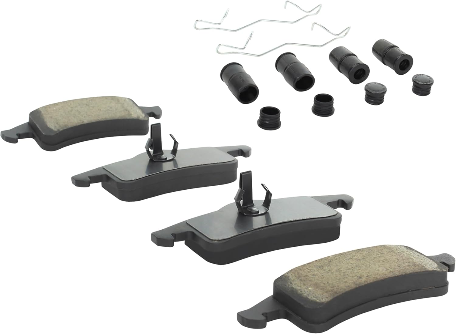 Premium Semi-Metallic Rear Brake Pads (1001-0791M) Compatible with Jeep Grand Cherokee 1999-2004