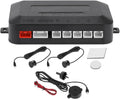 Motoforti Universal Car Auto Vehicle Reverse Backup Radar System Reverse Parking Sensors Alarm Buzzer Reminder Distance Detection Black 2 Parking Sensors