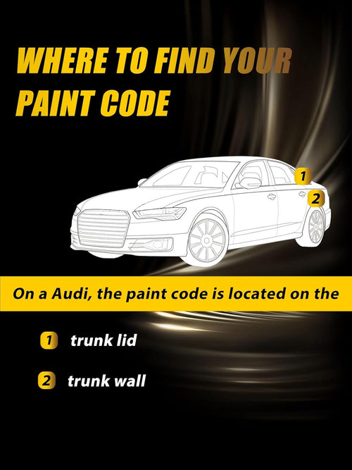 (LZ7S/6Y) Daytona Gray Pearl Touch Up Paint Compatible with Audi, Exact Match Car Paint Pen Automotive Scratch Repair Remover Kit Quick & Easy Solution for Vehicle Chips and Nicks
