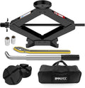 Scissor Jack 3 Ton, 4.1"-18.3" Lifting Car Jack, Heavy Duty Car Jack Kit, Portable Tire Changing kit with Lug Wrench, Tire Jack Tool for Car SUV MPV