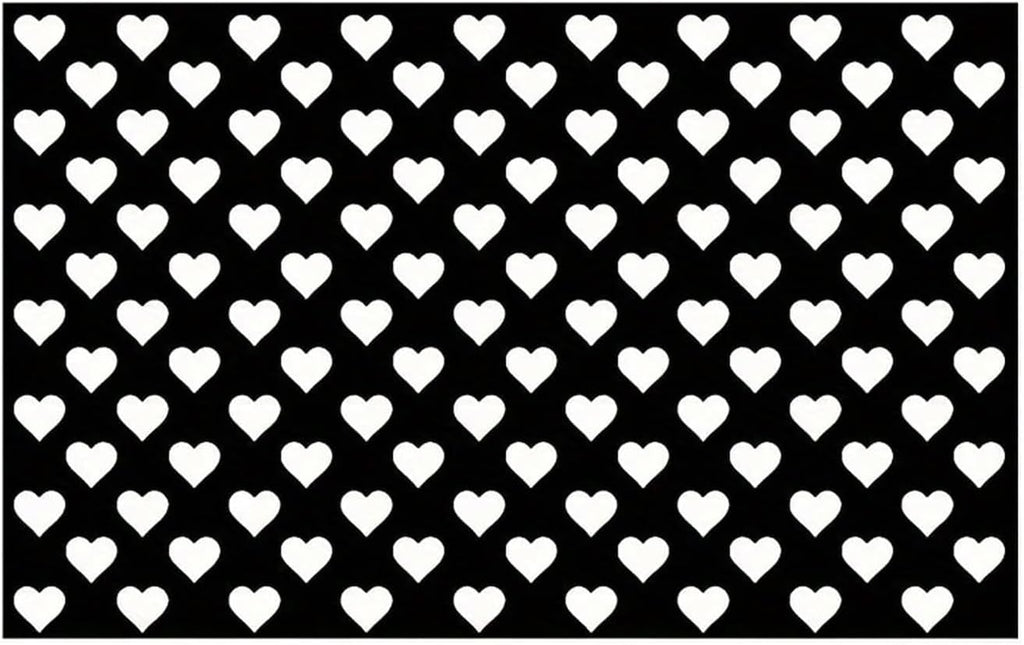 Car Rear Tail Light Lamp Stickers, Hollow Heart Pattern Sticker, Waterproof Taillight Tint Film Sheet for Car Rear Tail Lights, Funny DIY Headlamp Taillight Cover Trim (Black)