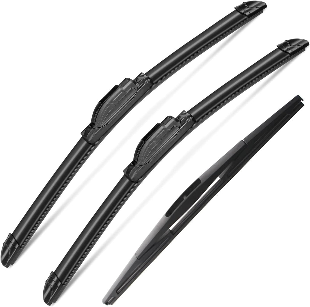 3Pcs Honda Odyssey Windshield Wipers 2005-2023, All Seasons Original Equipment Automotive Replacement Silicone Windshield Wiper Blades for My Car-26"/22"/16B" (Pack of 3) J- HOOK