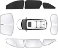 8pcs Car Window Shades for Toyota Sienna 2021-2025 Accessories,Windshield Side Rear Full Sunshade,Sun Visor UV Blocking, Privacy Protection and Blackout for Camping Outdoor