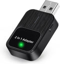Wireless CarPlay Adapter for Apple, Android Auto Car Adapter 2025, 2in1 Mini for iPhone,Wired to Wireless,Plug and Play Setup,USB/Type-C Port Seamless Car Connectivity,Support iOS 12+ and Android 11+