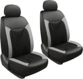 GIANT PANDA Fit Chevy Equinox Trax Malibu Blazer Trailblazer Traverse Tahoe Front Car Seat Cover, 3D Air Mesh Breathable Seat Protector, Gray（2-Pack