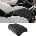 sportuli Center Console Cover Anti-Scratch Leather Armrest Cushion Compatible with 2020 2021 2022 2023 2024 Kia Telluride accessories (Black)