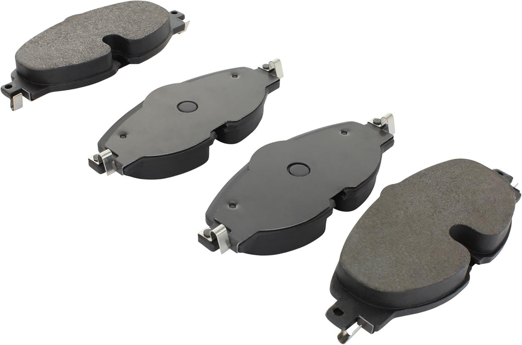 Premium Semi-Metallic Front Brake Pads (1001-1760M) Compatible with 2014-2023 Audi/Seat/Volkswagen (A3/A3 Quattro/A3 Sportback e-tron/Golf/GTI/Jetta/Passat/Q3/Taos/TT Quattro & More)
