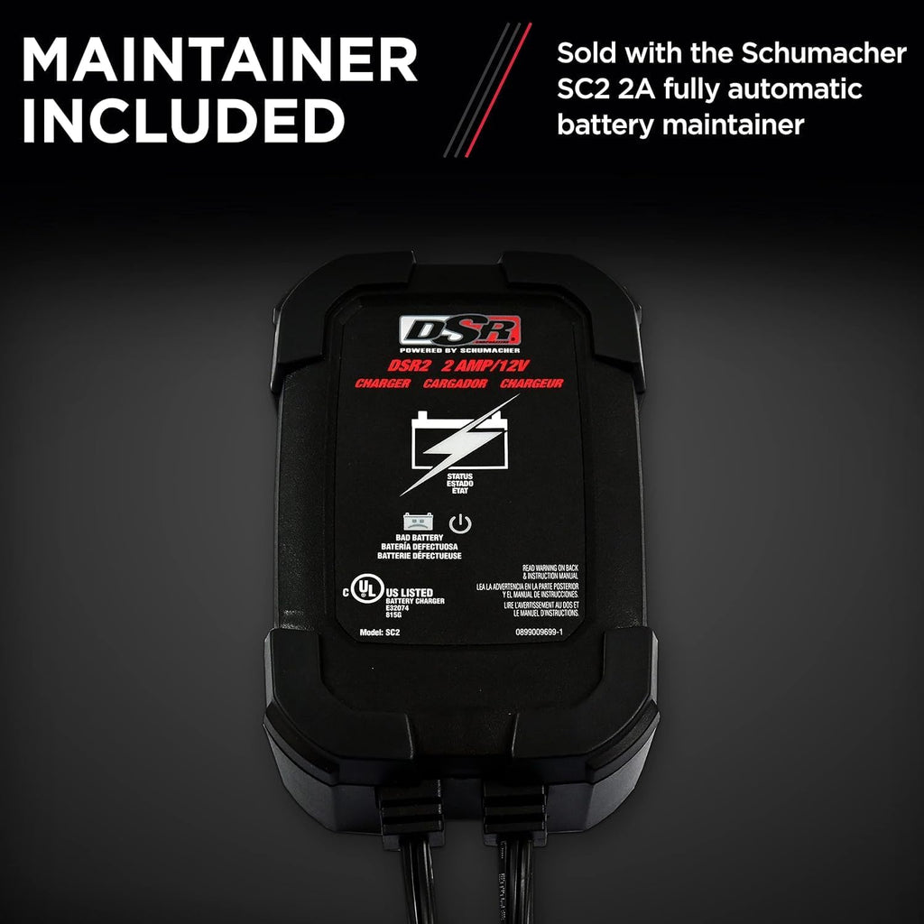 Schumacher Electric DSR ProSeries Car Battery Jump Starter, Maintainer & Portable Power Station - 12V 2400 Peak Amps & 500 Cranking Amps - with DC & USB Charging Ports - DSR158