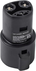 LENZ J1772 Charging Adapter for Tesla Model 3, Y, S, X, and Cybertruck, Safety Certified, 80A/240V, Optimal Fit, Easy Setup (Note: for Tesla Vehicles Only)