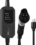 Skysword Ⅱ Level 1 EV Charger (110V, 16A, 25ft), EVSE Home Electric Vehicle Portable Charging Station (NEMA 5-15 Plug)