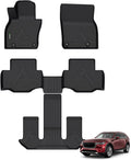 ANBINGO® Floor Mats for 2024 2025 CX-90 & CX90 PHEV (Plug in Hybrid) 6&7 Seater 2nd Row Captain Seat or Bucket Seat All Weather Waterproof Mazda Car Mat Guard Liners