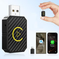 Mini Wireless CarPlay and Wireless Android Auto Adapter 2025 for iPhone/Android, Carplay Wireless Dongle Plug and Play Low Latency Converts Wired to Wireless CarPlay for Cars 2016+, USB/USB-C