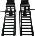 5 Ton 2 Pack Hydraulic Car Ramp Elevator 10000 Lbs for Auto Car Truck Trailer Garage Service Vehicle Ramp Lift Jack Hydraulic Lift (Black)