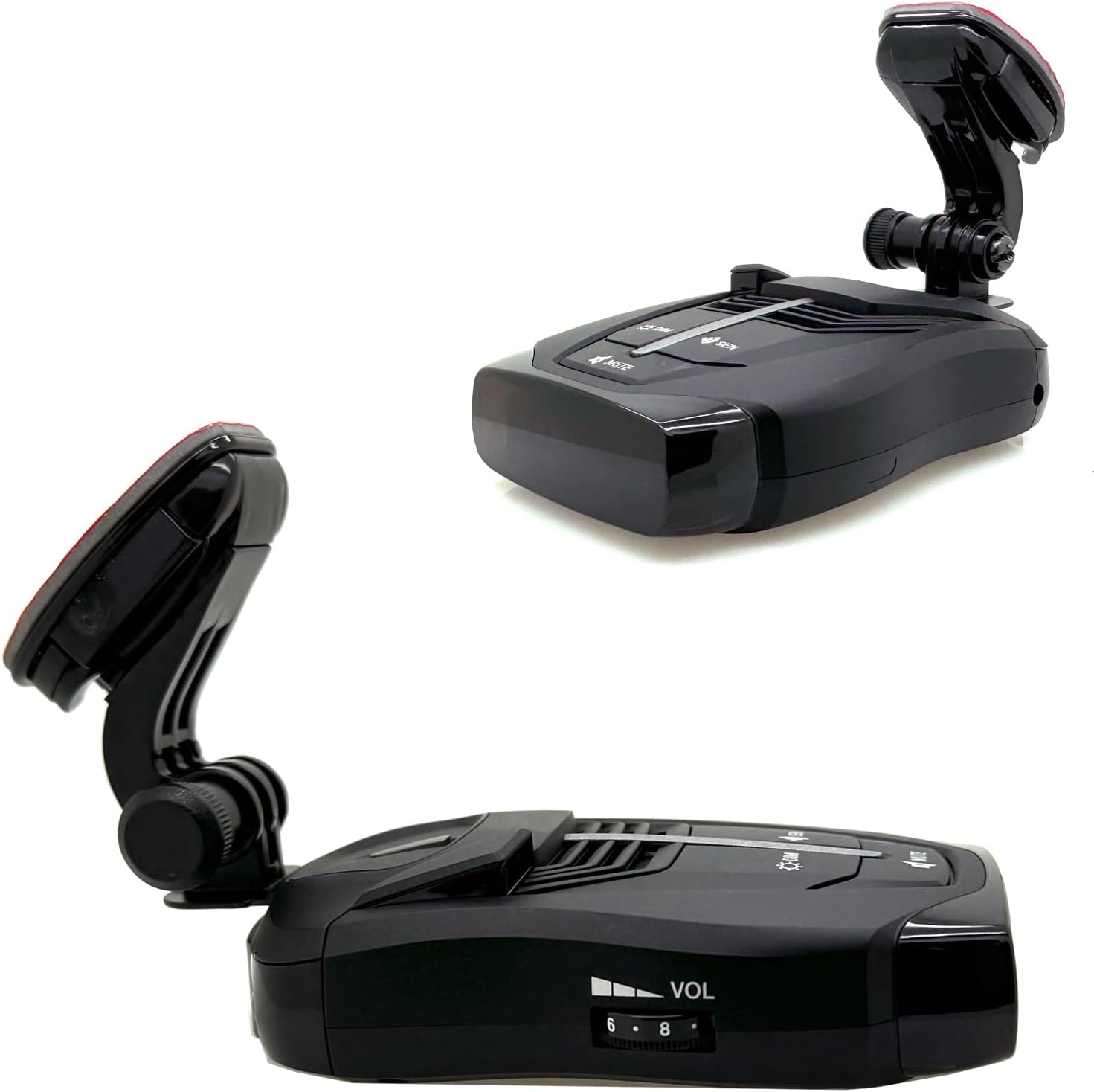 Radar Detector Easy Connect 3M Windshield Adhesive Mount for Cobra iRadar ESD SPX RAD 480i 450 350 380 7800BT Radar Detector, Black, GP18+KLP-MAX2_LYHC