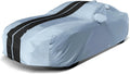 iCarCover Custom SUV Cover for Pontiac Trans AM (1991-1997) Waterproof All-Weather Rain Snow UV Sun Protector Full Exterior Indoor Outdoor Car Cover (Stripe - Gray/Black)