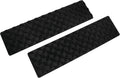 Performance Tool W1893 4-Inch x 15-1/2-Inch Diamond Tread Rubber Step Mats - Non-Skid Adhesive Traction for Trailers, Trucks, Boats, and More