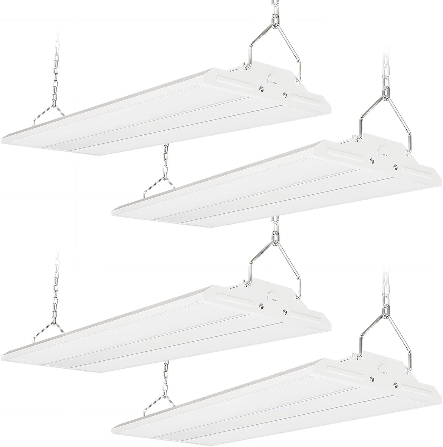LED Linear Shop Lights 150W, 22500LM Led High Bay Lights 5000K Daylight 120-277V, 4-Pack Led Garage Light for Shop Workshop Store Commercial Supermarket Warehouse Basement Exhibition Room ETL