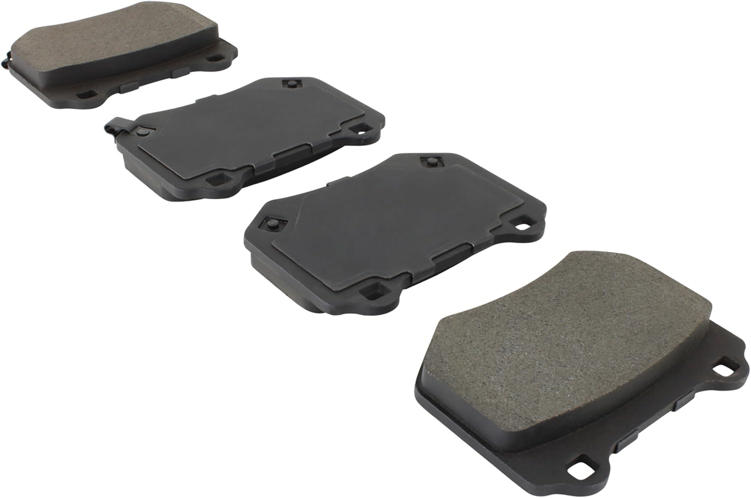 Premium Semi-Metallic Rear Brake Pads (1001-2118M) Compatible with Subaru WRX STI 2018-2021
