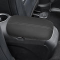 SXCY for 2024 2025 2026 Mustang Armrest Cover (Slim) for Ford Mustang 2025 2026 Accessories 2024 2025 2026 Mustang Center Console Cover 2025 2026 Mustang Middle Console Cover (Grey Stitched)