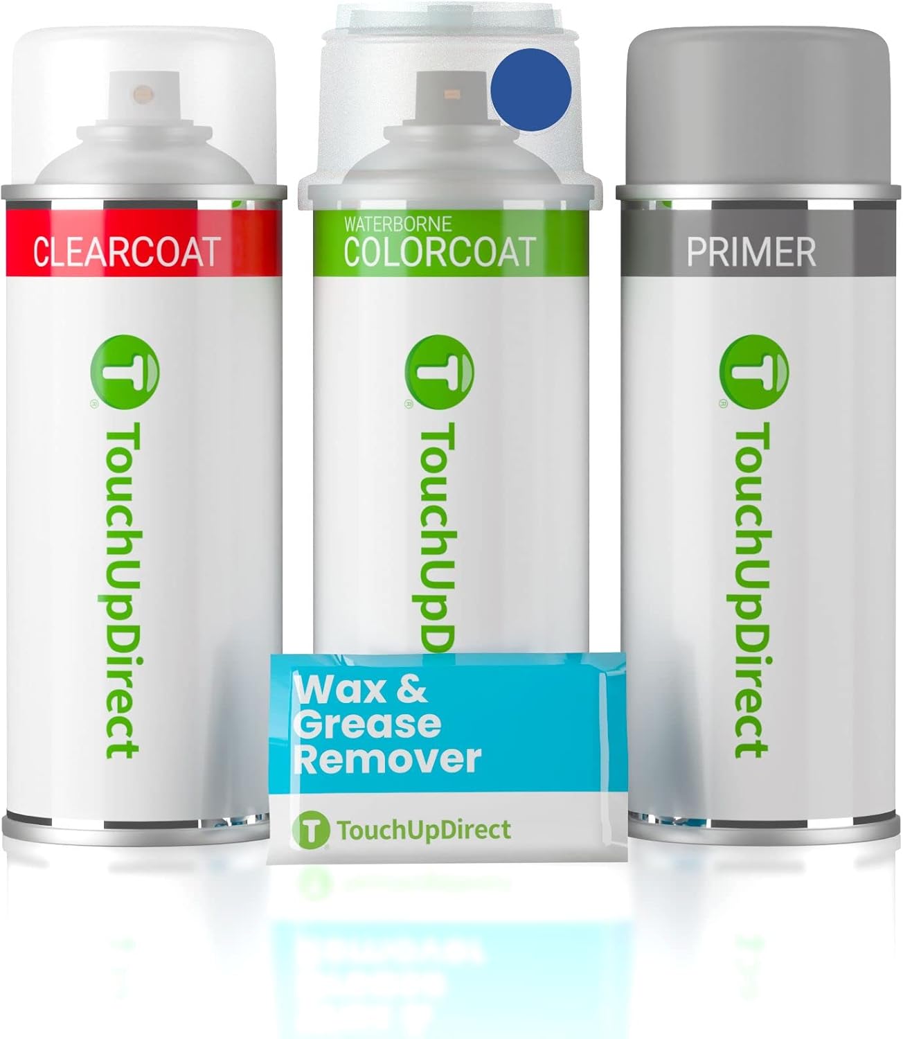 TouchUpDirect D09 Refraction Compatible with Toyota Exact Match Touch Up Paint Aerosol - Preferred Kit