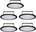 Viugreum 5 PACK 500W UFO LED High Bay Light, 50000LM 6500K Daylight White LED Warehouse Lighting, IP65 Waterproof Commercial Bay Lighting for Garage Barn Workshop Wet Location