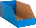 Hudson Exchange 6x12x5.5" (25 Pack) Corrugated Parts Bin Box For Storage & Organization, Blue