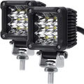 Motorcycle Fog Lights, 2'' Inch 27W Spot Mini Cube Work Driving Pod Lights for Offroad Trucks ATV UTV SUV 4x4 Pick Up Car Boat