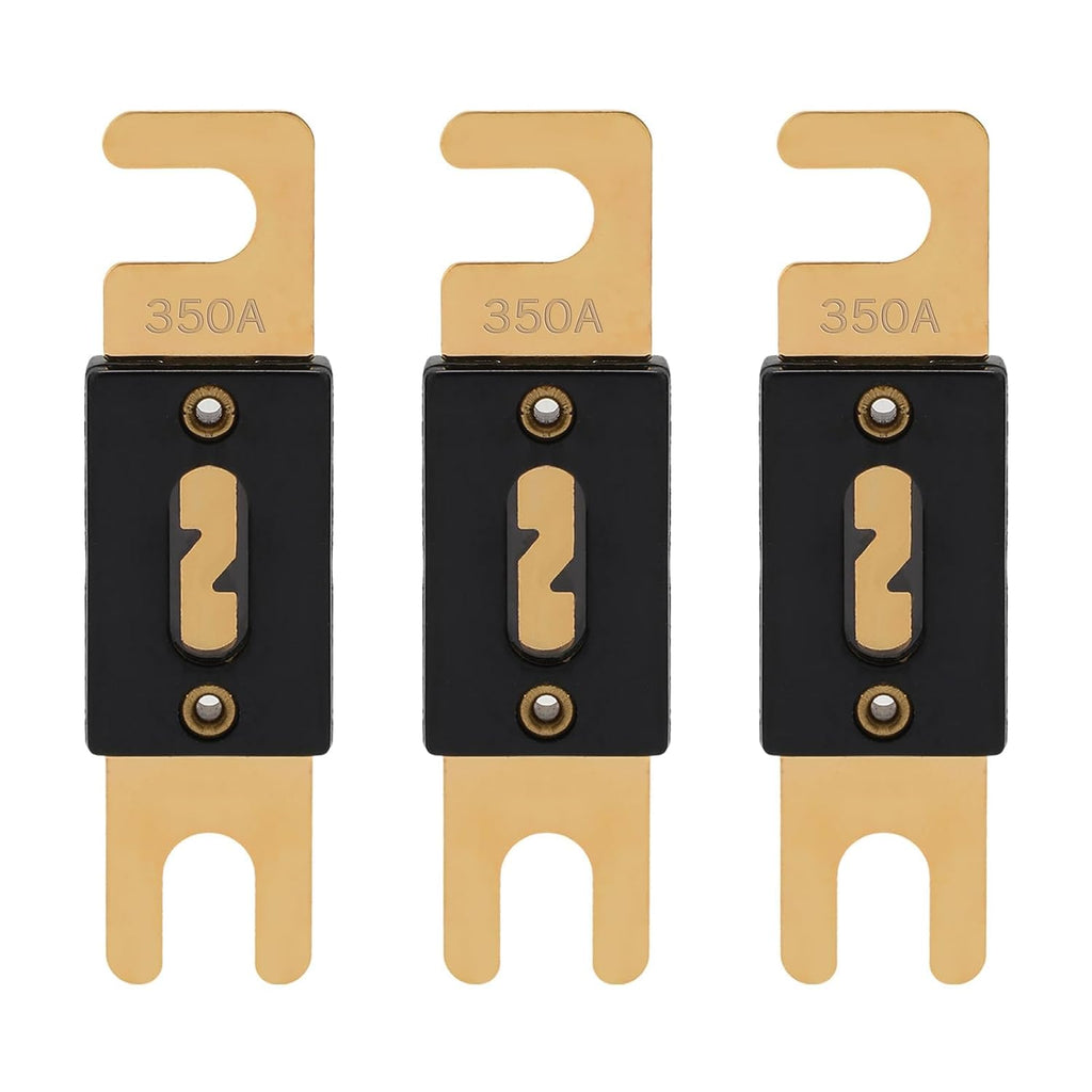 350A ANL Fuse 350 Amp Inline Blade Fuses 32V for Car Audio Inverter Automotive Stereo (Pack of 3 pcs)