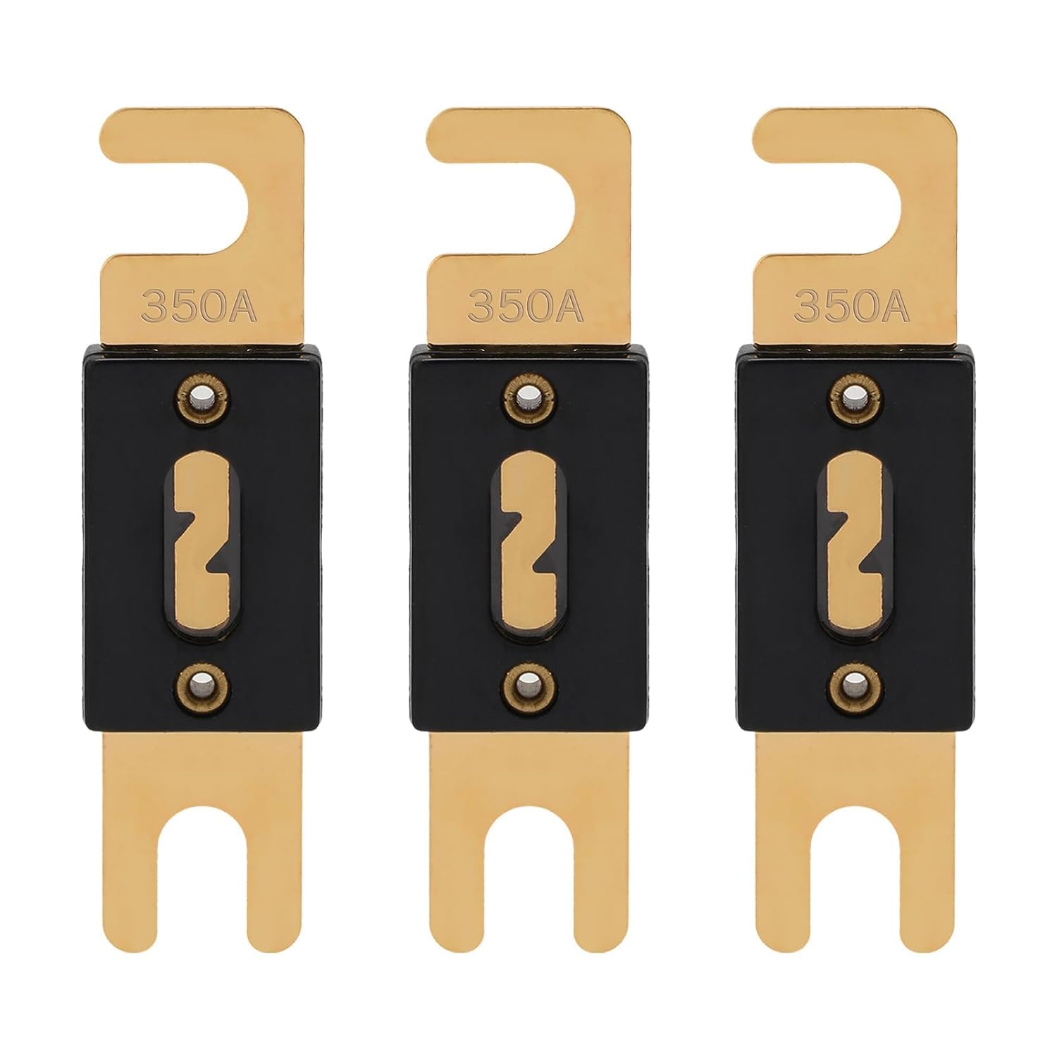 350A ANL Fuse 350 Amp Inline Blade Fuses 32V for Car Audio Inverter Automotive Stereo (Pack of 3 pcs)