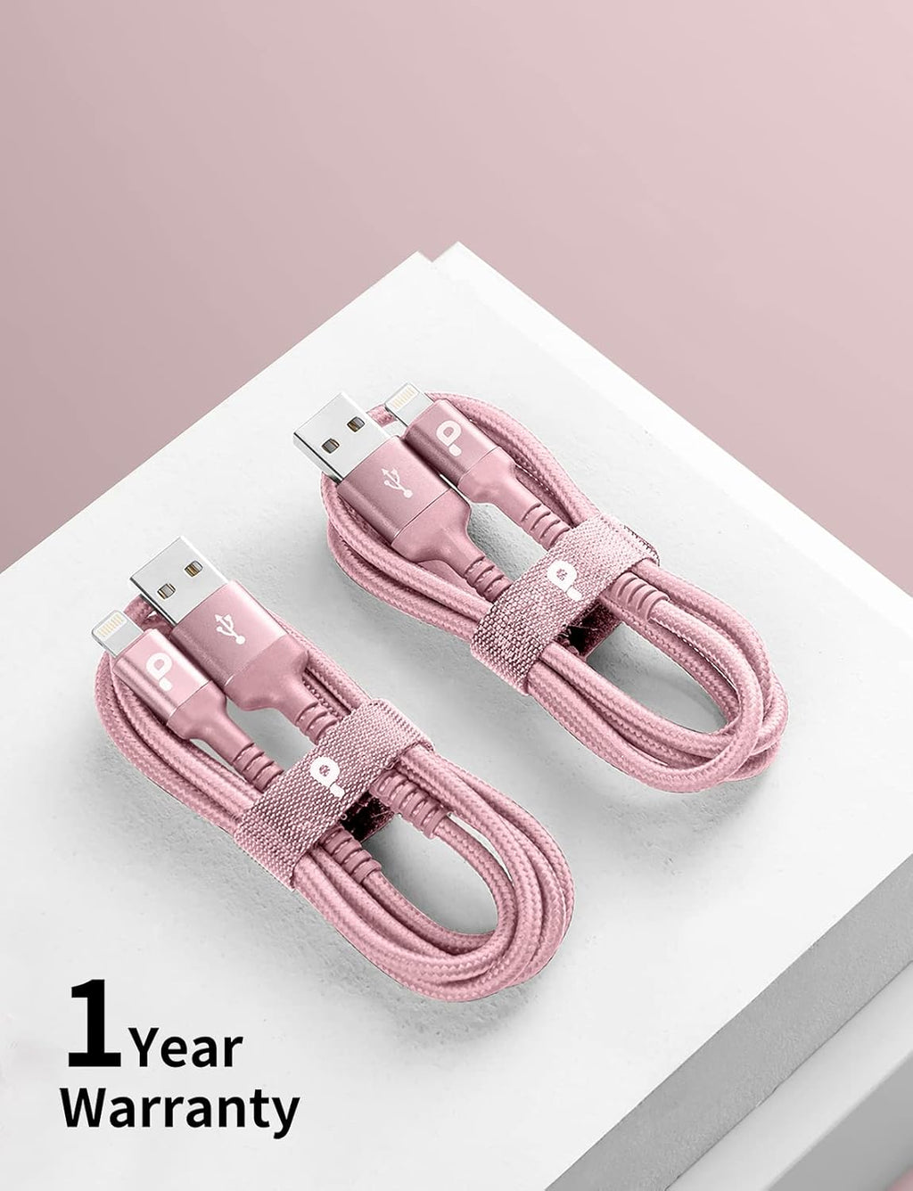 iPhone Charger 6FT 2Pack, Lightning Cable [Apple MFi Certified] iPhone Fast Charging Cord Compatible with iPhone 14/13/12/11 Pro Max/XS MAX/XR/8/7/Plus/6S/6/SE/5S/iPad (Pink)