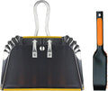 PHYEX 1-Pack 17" Heavy Duty Metal Dust Pan with Cleaning Brush Set