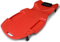 Magshion Rolling Garage Creeper with Padded Headrest, Shop Creeper 46.5" Mechanic Cart with Double Tool Tray and 6 Casters, Lightweight Floor Creeper Automotive Creeper - 440 lbs Capacity (Red)