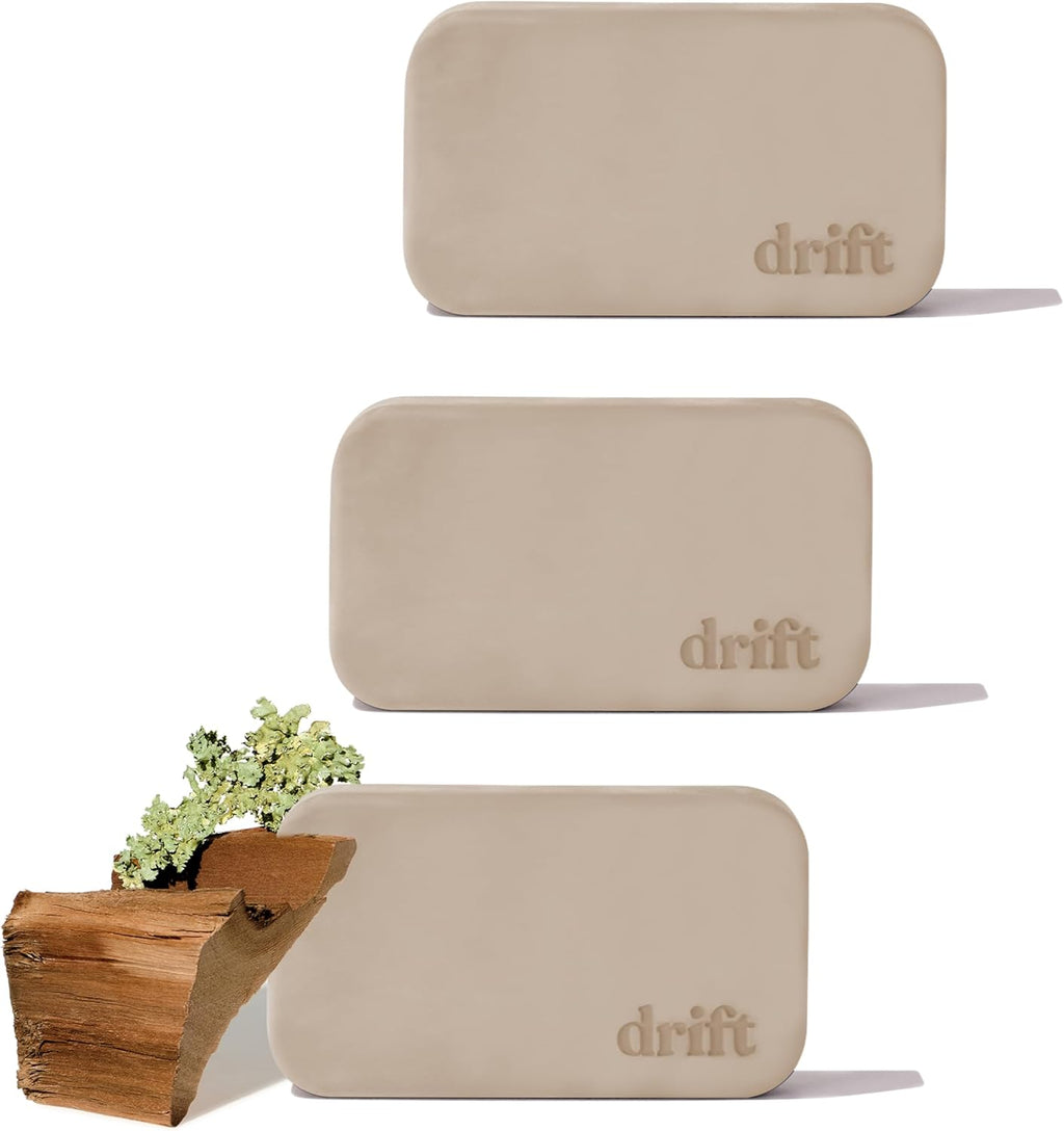 Drift Car Air Freshener - Stone Air Freshener - Car Odor Eliminator - Teak Scent Refill - Pack of 3 - NO CLIP INCLUDED