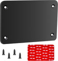 Metal Plate for Magnetic Wireless Backup Camera - Converts Fiberglass/Plastic to Magnetic Surface for Non-Metal Vehicles, Includes Double-Sided Tape & Screws for Trucks/RVs, Mount Anywhere