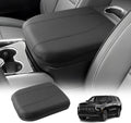 LUWU 2025 Suburban Tahoe Center Console Cover Compatible with 2025 Chevrolet Suburban Tahoe Accessories 2025 Chevy Suburban Tahoe Armrest Cover Armrest Console Cover (Thin Black)
