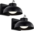 Black Exterior Light Fixtures, 2 Pack Dusk to Dawn LED Outdoor Wall Lights, 12W Integrated 3000K Farmhouse Barn Sconce, Waterproof LED Porch Lights Outdoor for Front Door, Garage, Entryway