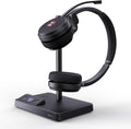 Yealink WH62 Dual Teams DECT Wireless Headset 525 ft Range, Work Headphones with 2X Noise Canceling Mic for IP Phone and Computer, Office Head Set with Call Control, Ringer,14 Hrs Talk Time