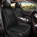Seat Covers for Toyota Camry 2012-2023 2024 Full Set 5 Seats - Leather Ice Silk Car Seat Covers Protector Breathable (Black)