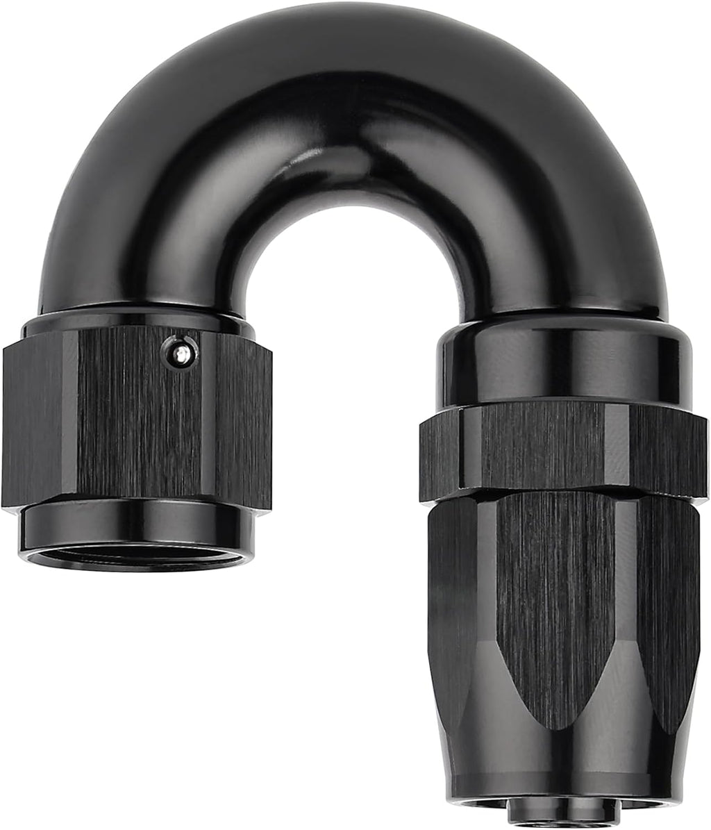 EVIL ENERGY 8AN 180 Degree One Piece Full Flow Hose End Fitting Swivel For CPE Braided Hose