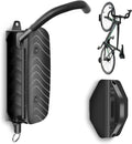 Bike Wall Mount, Space Saving Bike Wall Hanger, Hanging Bike Rack for Garage, Vertical Swivel Bike Wall Mount Easy to Install, Black (1Pack, Hold Up to 66 lbs)