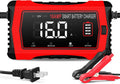 16 Amp Battery Charger, Car Battery Charger 6V 12V 24V Lithium,Lifepo4,Lead-Acid(AGM/Gel/SLA..),Battery Maintainer, Trickle Charger, and Battery Desulfator for Car,Boat,Motorcycle…