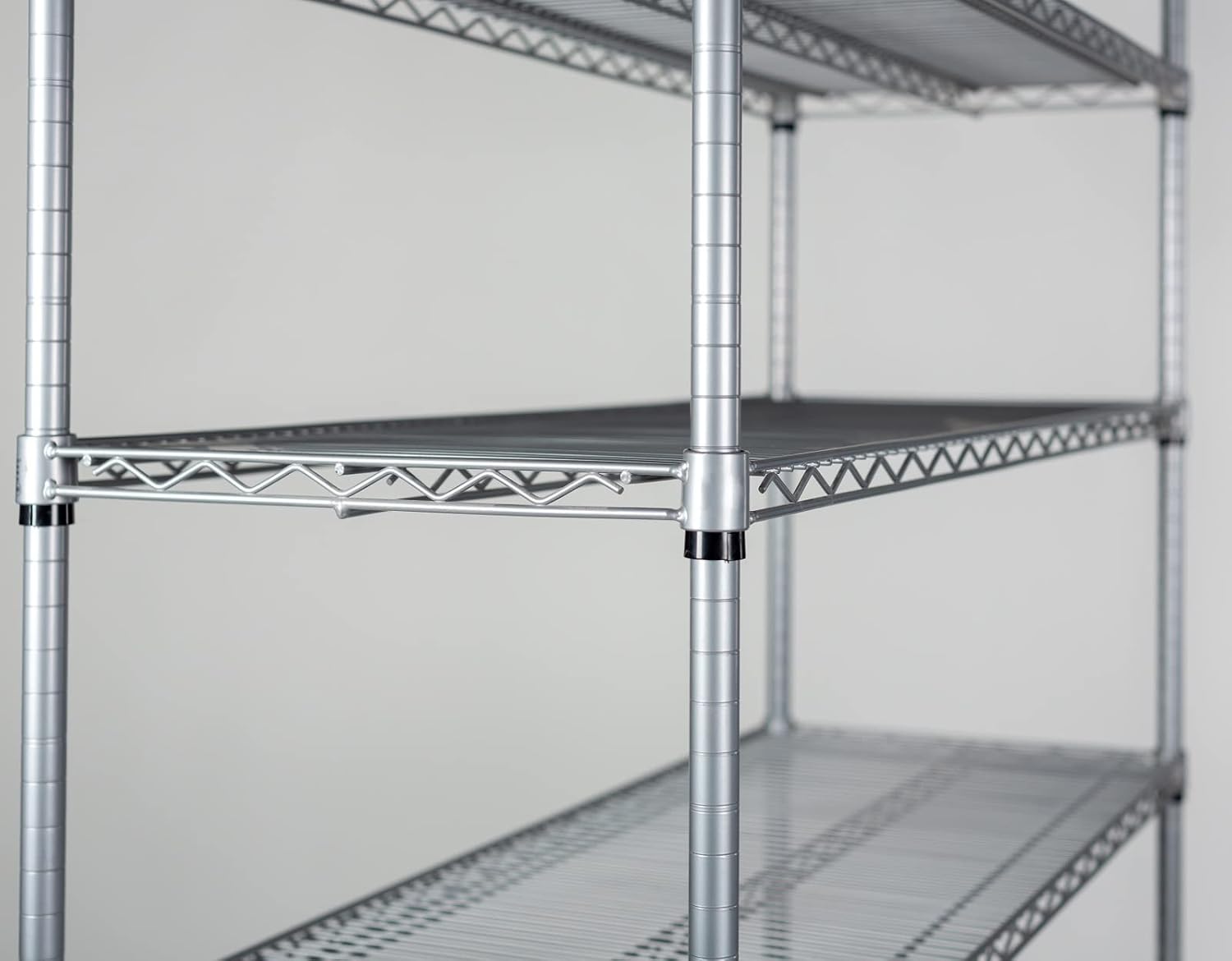 Omega 12" Deep x 36" Wide x 80" High 3 Tier Gray Starter Shelving Unit