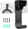Autel EV Charger Holder, Wall-Mount Connector Nozzle Holster Dock with J-Hook for SAE J1772, Electric Car Charger Cable Organizer, Space Saving