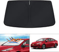 KUST Windshield Sun Shade for 2016-2022 Toyota Prius Hatchback (NOT for Prius C or Prius V) Custom Fit Window Shade Foldable Sun Visor Protector Blocks UV Rays Keep Your Car Cooler