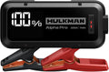 Hulkman Alpha Pro Solid Black, 2000A 74Wh Car Jump Starter Portable, High-Capacity Battery Booster & Jumper Cables, 3.3" Display Jump Box, PD65W in&Out, 12V Battery Pack for 8.5L Gas/6.0L Diesel