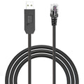 Radar Detector Cable, USB to RJ11 Plug Power Cord with Mute Function,Replacement Power Cable,for Escort Smart MAX 360 Passport Cobra 360 Unide R1/3/4/DFR8/9 Radenso XP etc Radar Detector.
