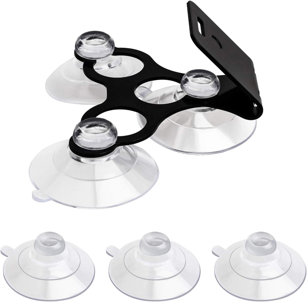 Windshield Suction Cup Mount Holder Compatible with Cobra Radar Detectors Cobra RAD 450, 8-Band, ESD-6100, ESD-7000, XRS-9300, PRO-9780 and All Recent Models (Bracket & 6 Suction Cups)