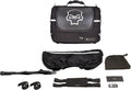 TUBE motorcycle travel luggage, made of waterproof Cordura and Italian leather 6.6 gallons capacity, motorcycle seat/rack/sissy bar bag