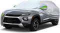 KEYOOG 6-Layer Full Car Cover is All-Weather Waterproof, Universal in All Seasons, Snow Prevention, Rainproof, Acid Rainproof, Sunscreen, Ultraviolet-Proof, Applicable to SUV and MPV (Up to 180")